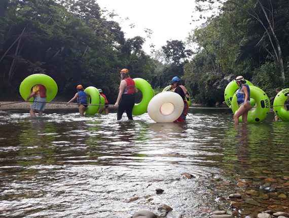 Cave Tubing - Inland Adventures - Hike through the jungle - Float through the Maya underworld - Anda De Wata Tours - Belize