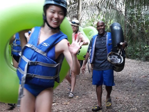 Cave Tubing - Inland Adventures - Hike through the jungle - Float through the Maya underworld - Anda De Wata Tours - Belize